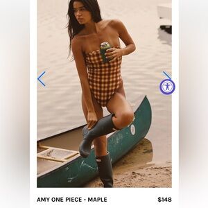 ✨NWT Skatie Amy One Piece Swim Suit in Maple, Small